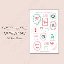 Load image into Gallery viewer, PRETTY LITTLE CHRISTMAS Sticker Sheet
