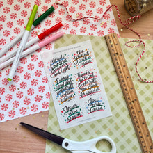 Load image into Gallery viewer, REASON FOR THE SEASON Transparent Sticker Sheet
