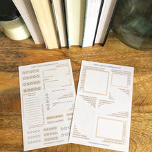 Load image into Gallery viewer, BOOK JOURNALING KIT Sticker Set

