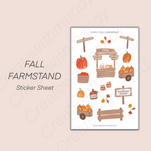 Load image into Gallery viewer, FALL FARMSTAND Sticker Sheet
