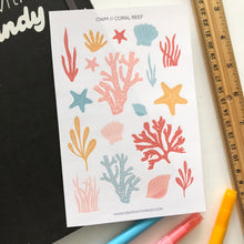 Load image into Gallery viewer, CORAL REEF Sticker Sheet
