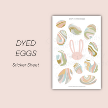 Load image into Gallery viewer, DYED EGGS Sticker Sheet
