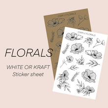 Load image into Gallery viewer, FLORALS Sticker Sheet
