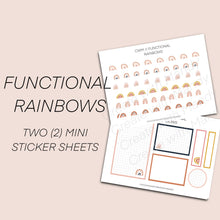 Load image into Gallery viewer, FUNCTIONAL Rainbows Sticker Set
