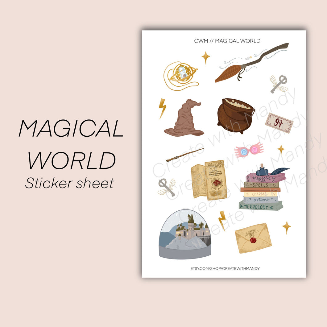 MAGICAL WORLD Sticker Sheet