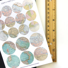 Load image into Gallery viewer, MAP CIRCLES Sticker Sheet
