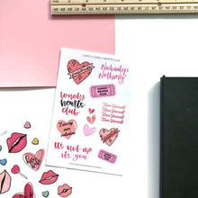 Load image into Gallery viewer, LONELY HEARTS CLUB Sticker Sheet

