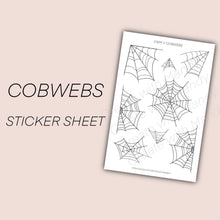 Load image into Gallery viewer, COBWEBS Transparent Sticker Sheet
