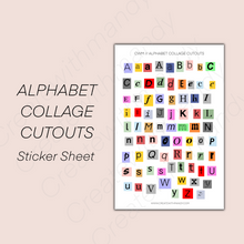 Load image into Gallery viewer, ALPHABET COLLAGE CUTOUTS
