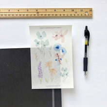Load image into Gallery viewer, WATERCOLOR FLORALS Sticker Sheet
