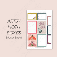 Load image into Gallery viewer, ARTSY MOTHS Sticker Set
