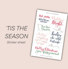 Load image into Gallery viewer, ‘TIS THE SEASON Sticker Sheet
