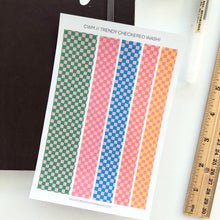 Load image into Gallery viewer, TRENDY CHECKERED WASHI
