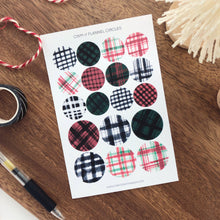 Load image into Gallery viewer, FLANNEL CIRCLES Sticker Sheet
