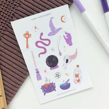 Load image into Gallery viewer, WITCHCRAFT Sticker Sheet
