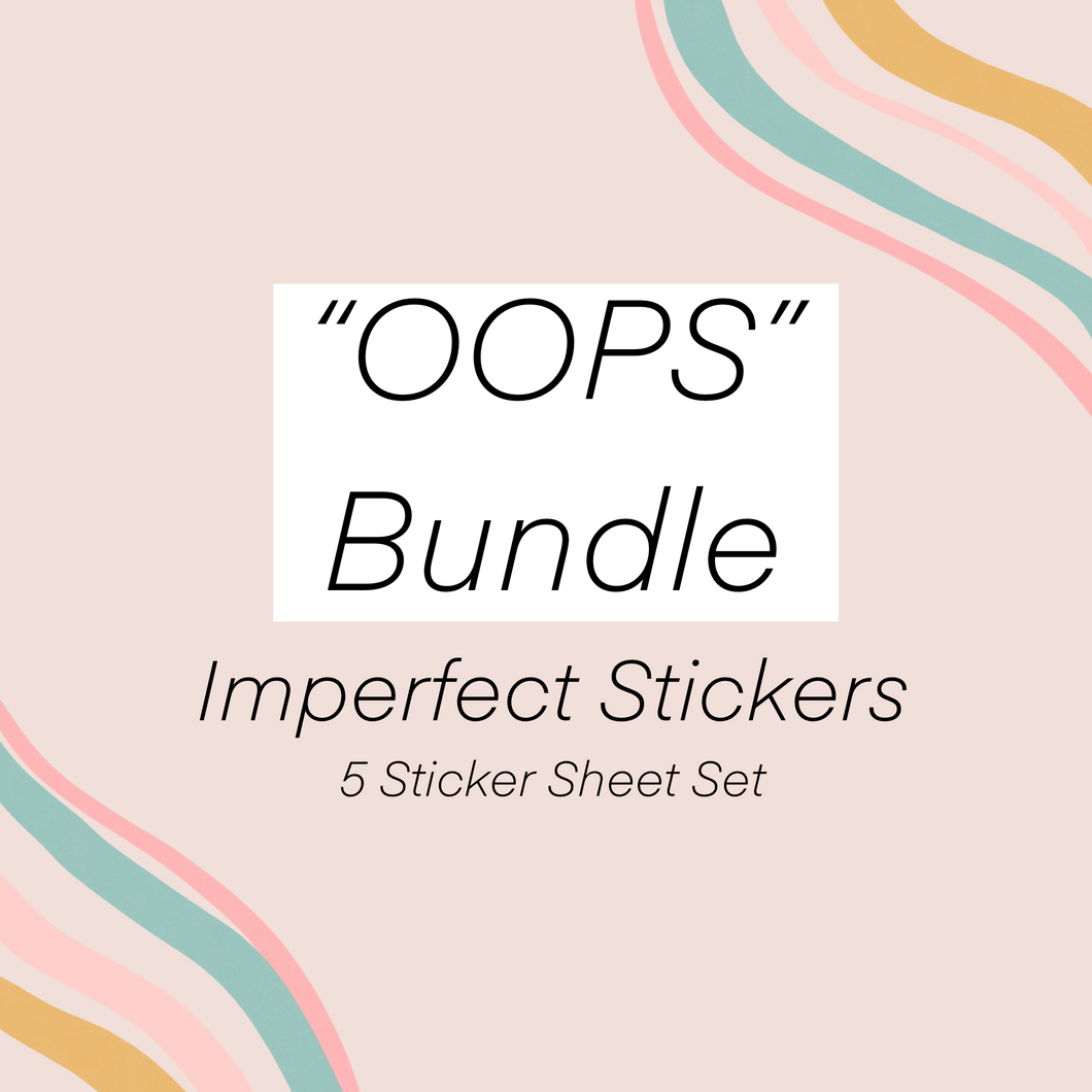“Oops” Bundle Imperfect Mystery Sticker Set
