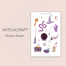 Load image into Gallery viewer, WITCHCRAFT Sticker Sheet
