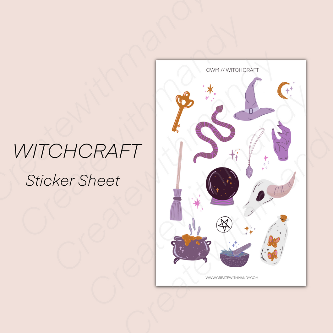 WITCHCRAFT Sticker Sheet