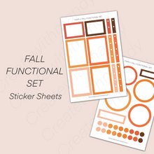 Load image into Gallery viewer, FALL FUNCTIONAL SET Sticker Sheets
