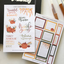 Load image into Gallery viewer, GIVE THANKS Sticker Set

