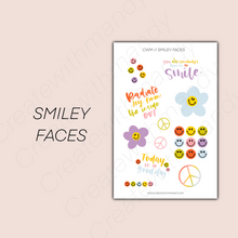 Load image into Gallery viewer, SMILEY FACES Sticker Set
