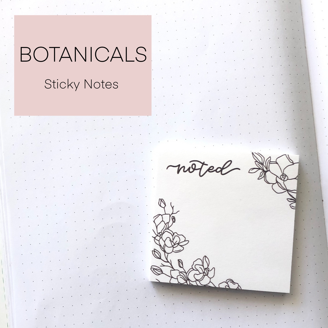 BOTANICALS Sticky Notes