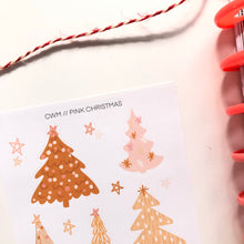 Load image into Gallery viewer, PINK CHRISTMAS Sticker Sheet
