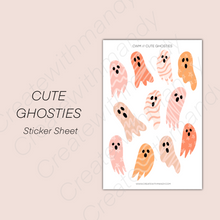 Load image into Gallery viewer, CUTE GHOSTIES Sticker Sheet
