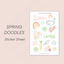 Load image into Gallery viewer, SPRING DOODLES Sticker Sheets
