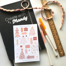 Load image into Gallery viewer, COZY CHRISTMAS Sticker Sheet

