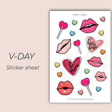 Load image into Gallery viewer, V-DAY Sticker Sheet
