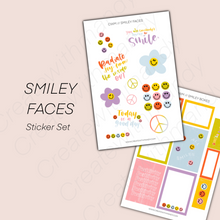 Load image into Gallery viewer, SMILEY FACES Sticker Set
