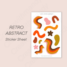 Load image into Gallery viewer, RETRO ABSTRACT Sticker Set

