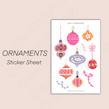 Load image into Gallery viewer, ORNAMENTS Stickers Sheet
